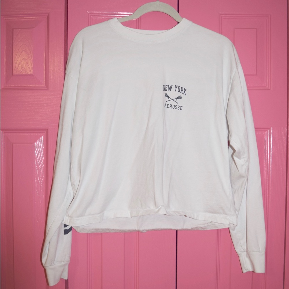 RARE brandy melville new york lacrosse shirt